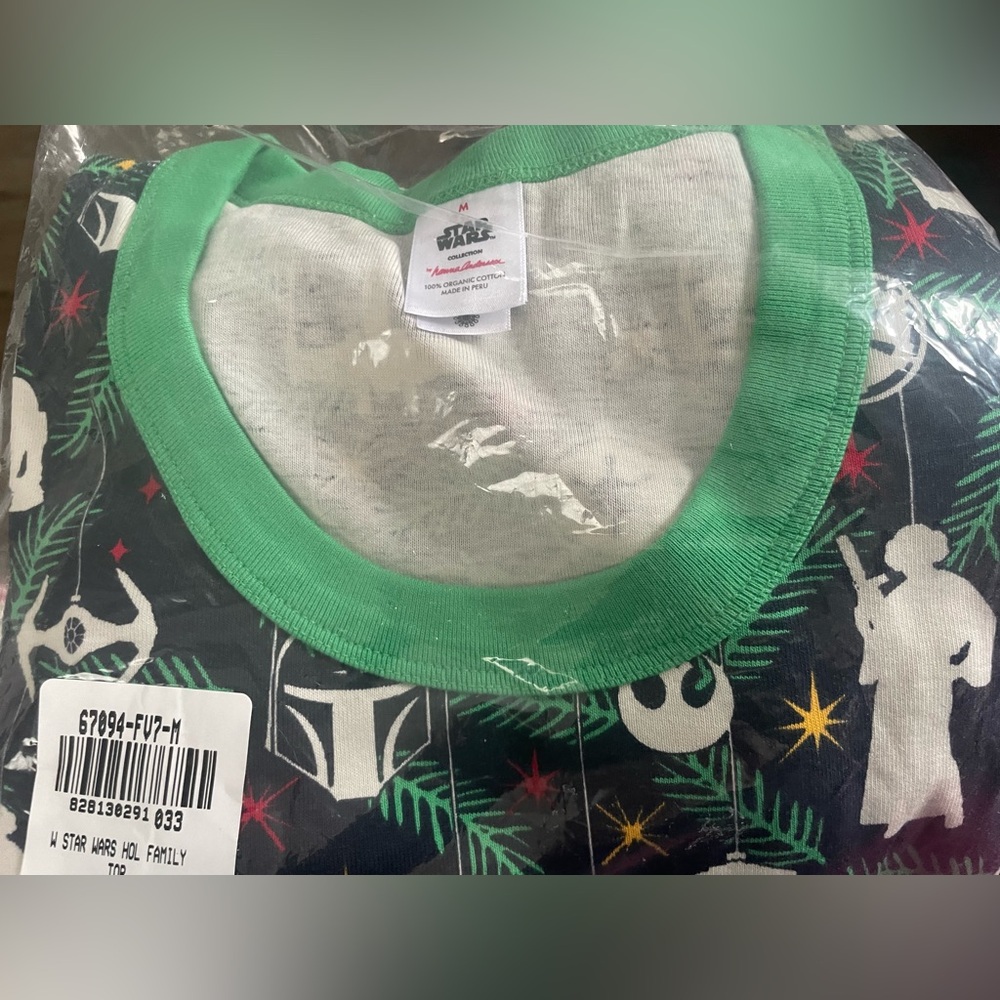 Star Wars Hanna Andersson Organic Certified Logo with Green Emblem TOP Medium